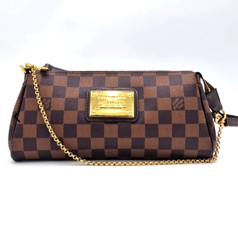 Louis Vuitton Eva Clutch in Damier Ebene - Picture 3 of 8